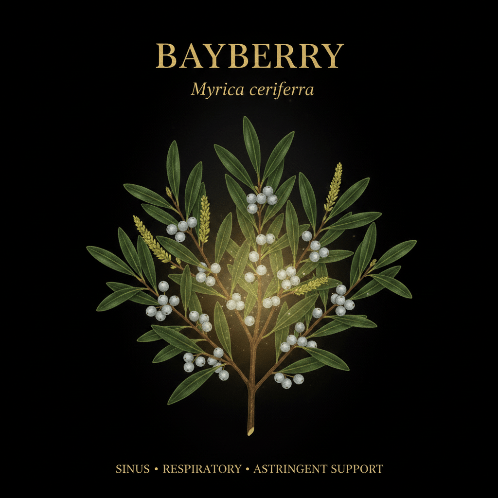 Bayberry (Myrica cerifera) – Sinus, Respiratory & Astringent Support, Tincture, Futures ETC