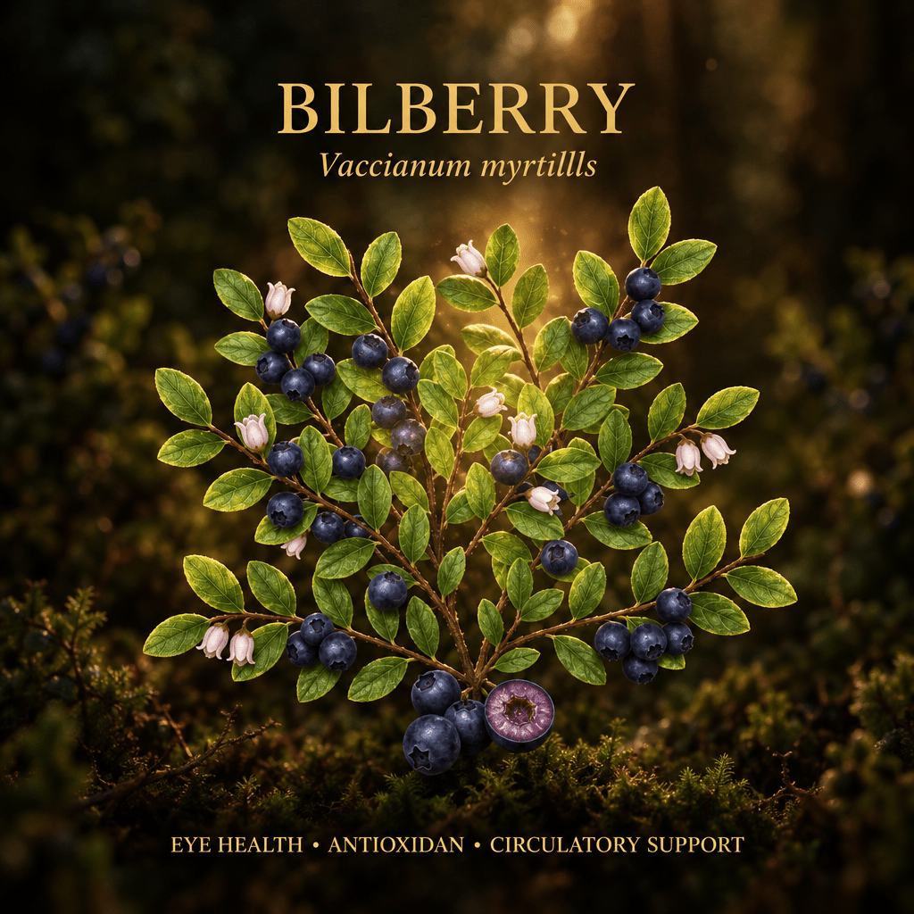 Bilberry (Vaccinium myrtillus) – Vision, Cognitive & Circulatory Support, Tincture, Futures ETC