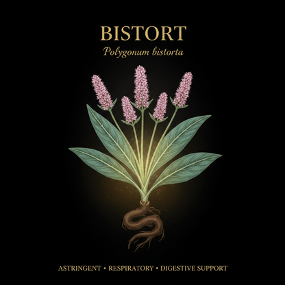 Bistort (Polygonum bistorta) – Astringent, Respiratory & Digestive Support, Tincture, Futures ETC