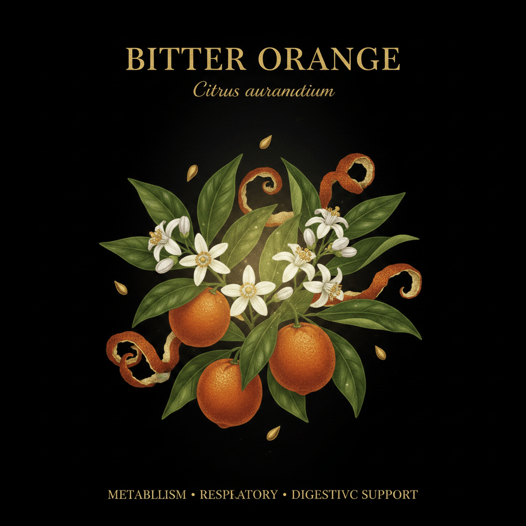 Bitter Orange (Citrus aurantium) – Metabolism, Respiratory & Digestive Support, Tincture, Futures ETC
