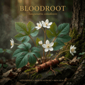 Bloodroot editorial image with the supplied text preserved