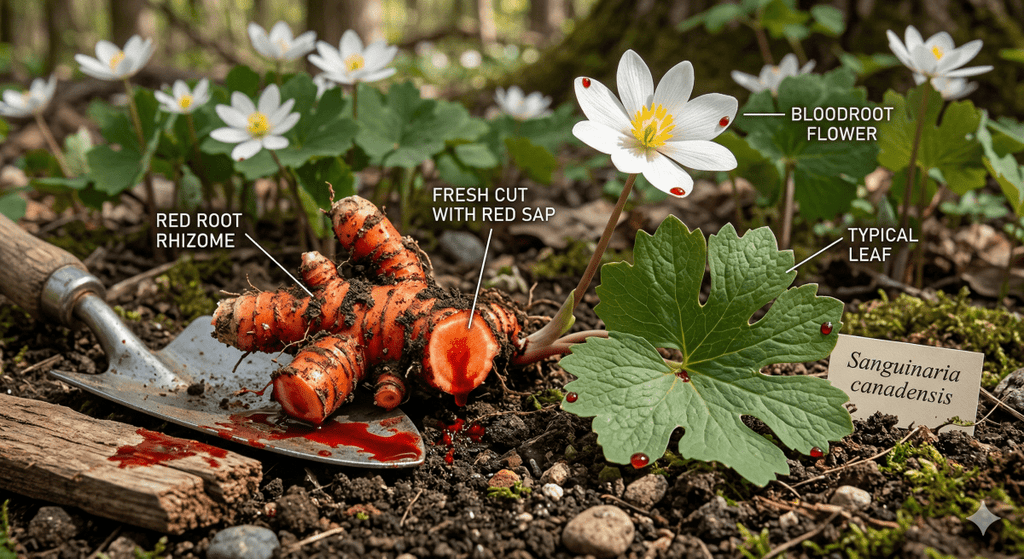 Blood Root [Red Root] (Sanguinaria canadensis), Tincture, Futures ETC