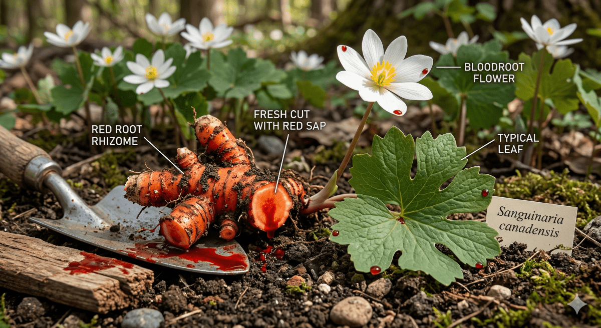 Blood Root [Red Root] (Sanguinaria canadensis), Tincture, Futures ETC