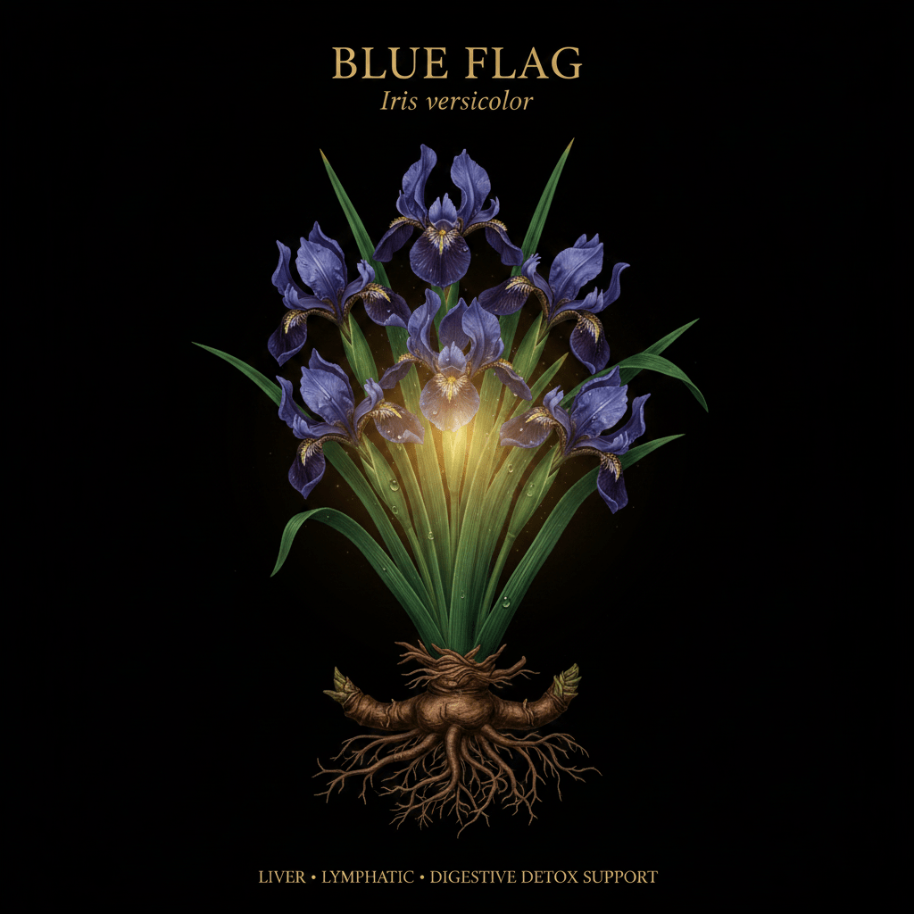Blue Flag (Iris versicolor) – Liver, Lymphatic & Digestive Detox Support, Tincture, Futures ETC