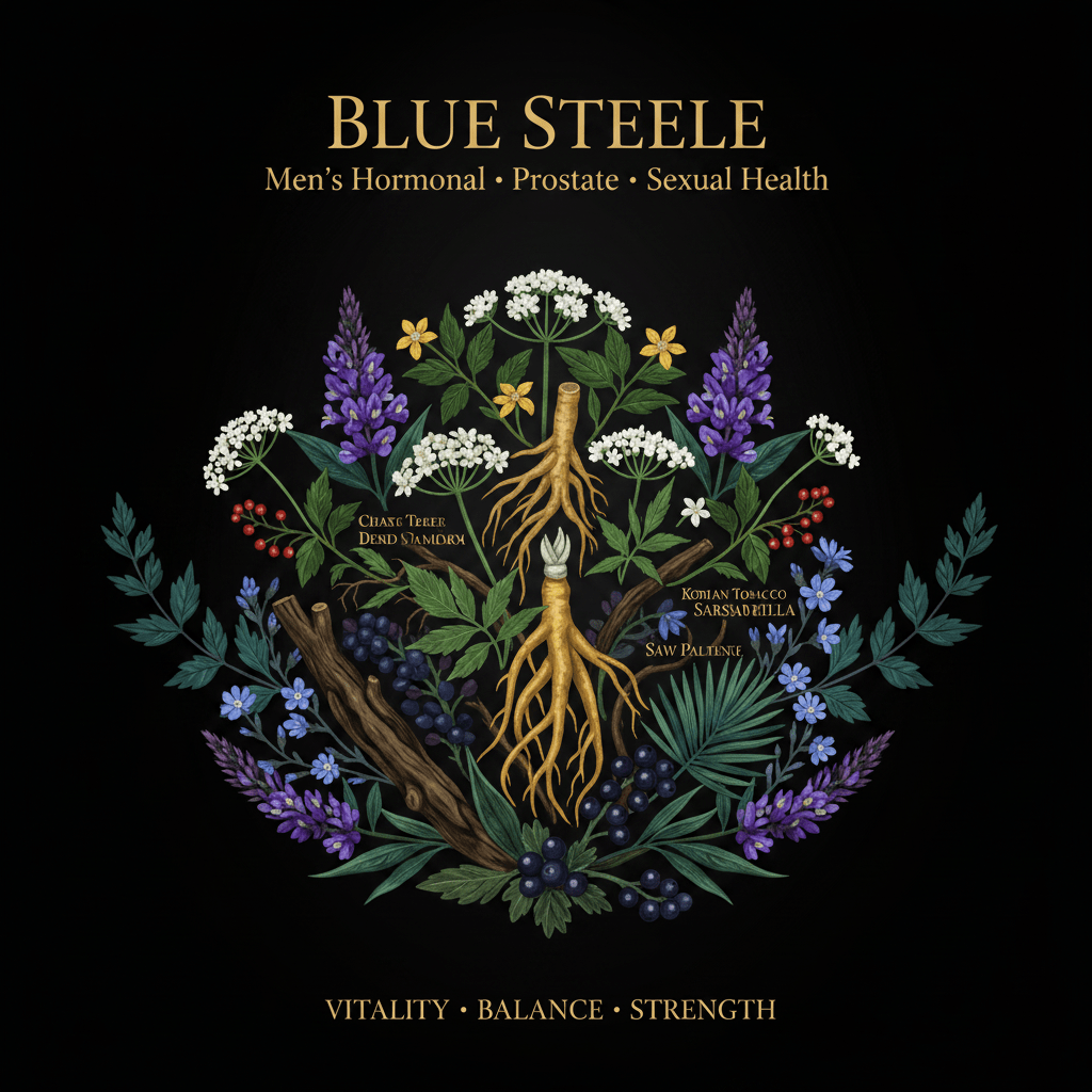 Blue Steele – Hormonal Balance, Prostate & Sexual Health for Men, Tincture, Futures ETC