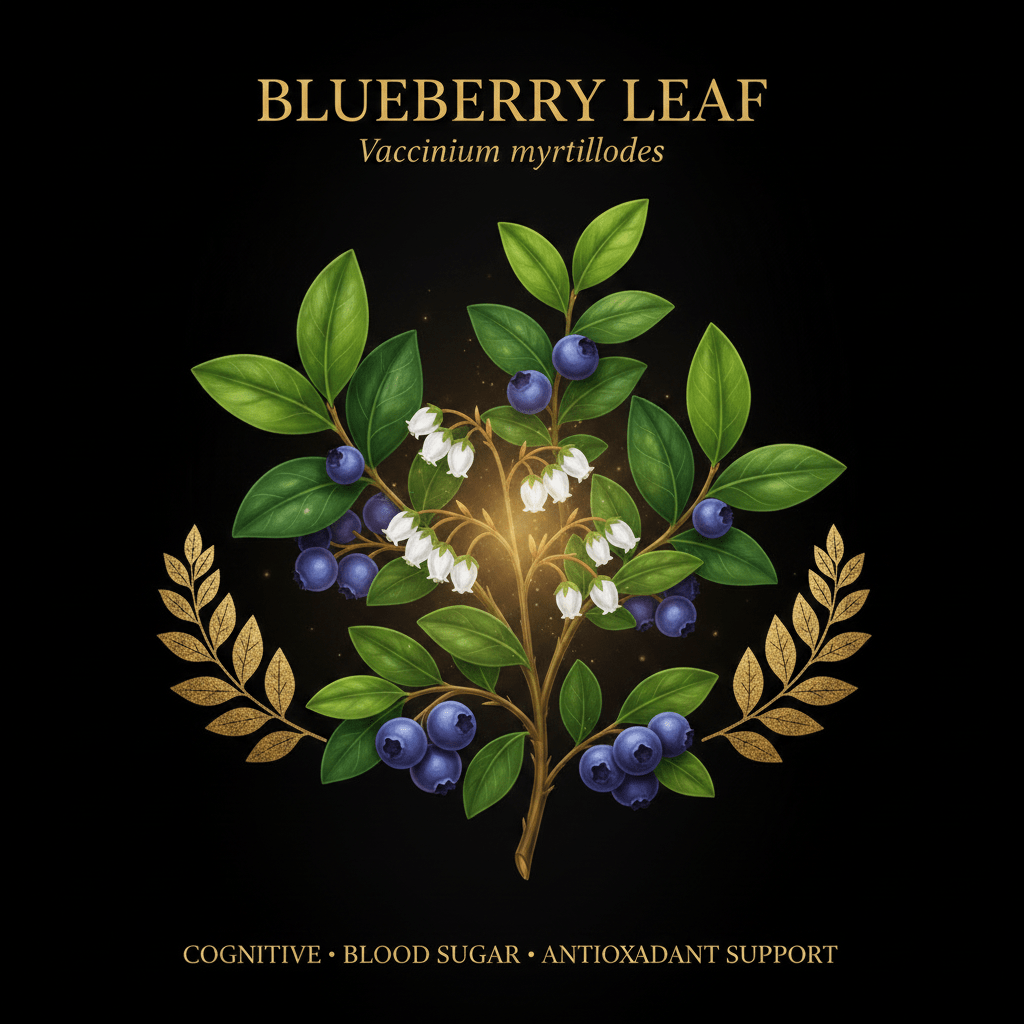 Blueberry Leaf (Vaccinium myrtilloides) – Cognitive, Blood Sugar & Antioxidant Support, Tincture, Futures ETC