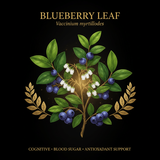Blueberry Leaf (Vaccinium myrtilloides) – Cognitive, Blood Sugar & Antioxidant Support, Tincture, Futures ETC