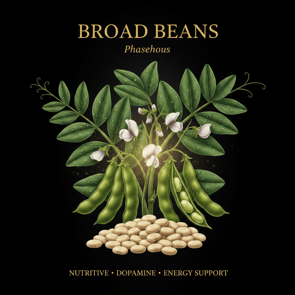 Broad Beans (Phaseolus) – Nutritive, Dopamine & Energy Support, Tincture, Futures ETC