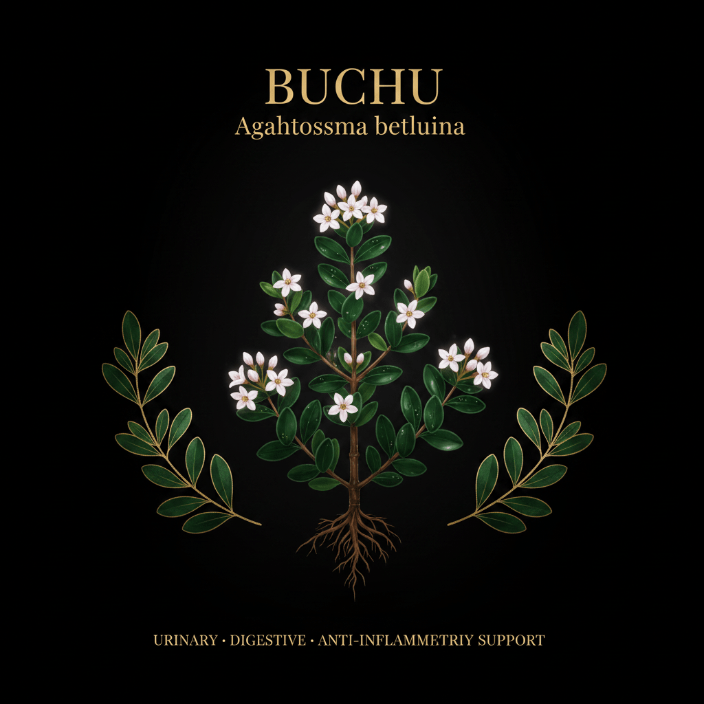 Buchu (Agathosma betulina) – Urinary, Digestive & Anti - Inflammatory Support, Tincture, Futures ETC