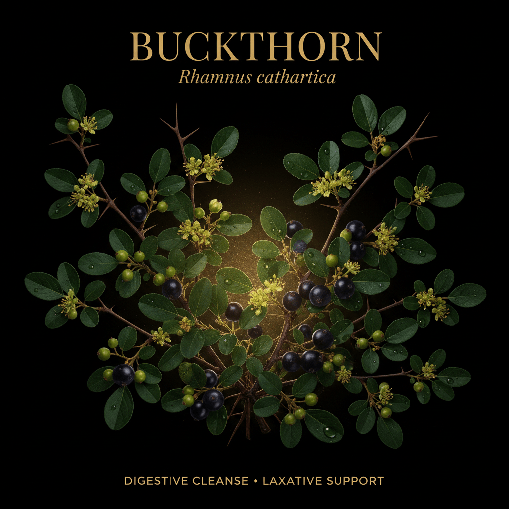 Buckthorn (Rhamnus cathartica) – Digestive Cleanse & Laxative Support, Tincture, Futures ETC