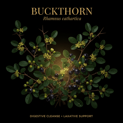 Buckthorn (Rhamnus cathartica) – Digestive Cleanse & Laxative Support, Tincture, Futures ETC