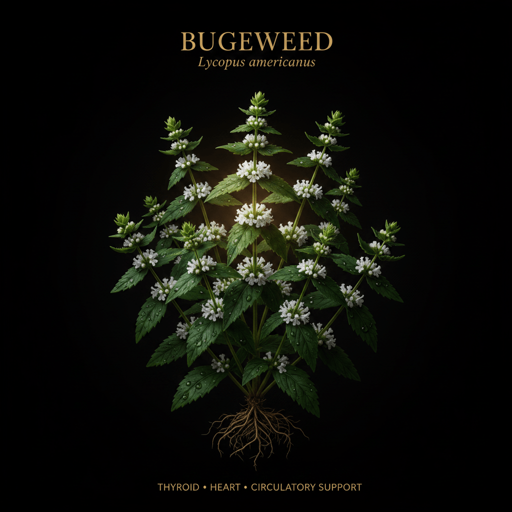 Bugleweed (Lycopus americanus) – Thyroid, Heart & Circulatory Support, Tincture, Futures ETC