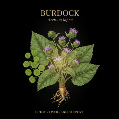 Burdock (Arctium) – Blood Purifier, Liver & Digestive Detox Support, Tincture, Futures ETC