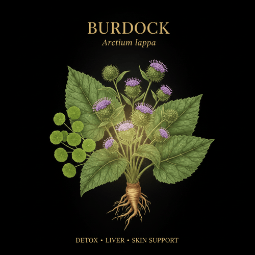 Burdock (Arctium) – Blood Purifier, Liver & Digestive Detox Support, Tincture, Futures ETC