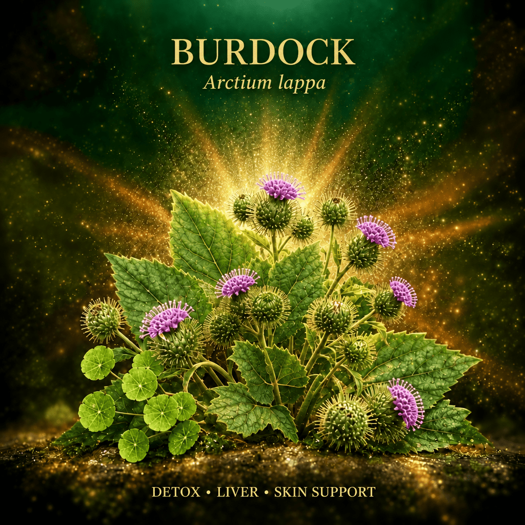 Burdock (Arctium) – Blood Purifier, Liver & Digestive Detox Support, Tincture, Futures ETC