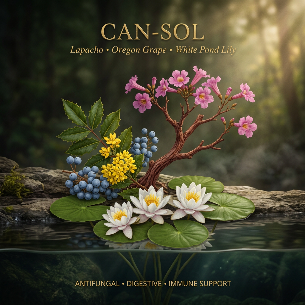 CAN-SOL editorial image in golden botanical light