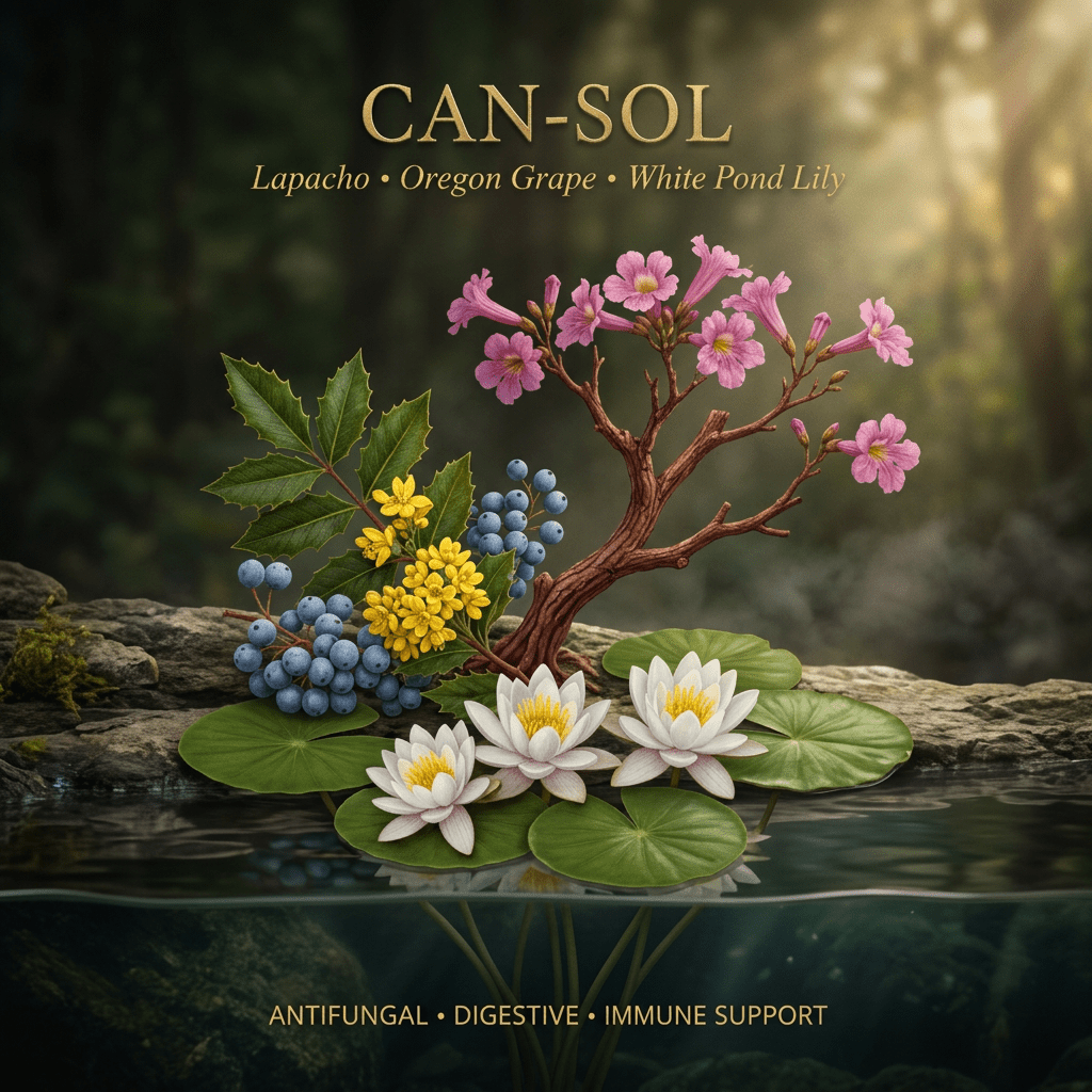 CAN-SOL editorial image in golden botanical light
