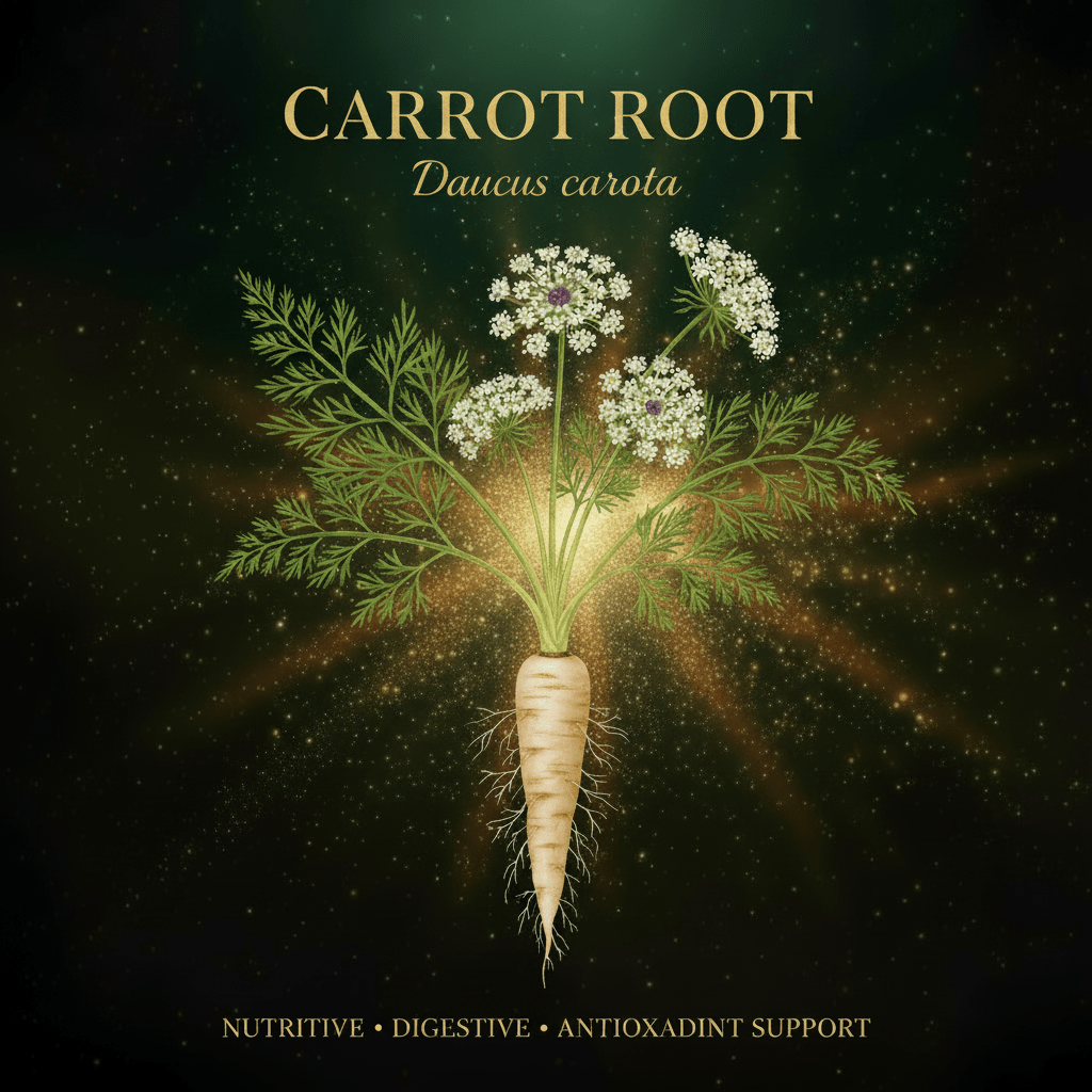 Carrot Root (Daucus carota) – Vision, Nerve & Antioxidant Support, Tincture, Futures ETC