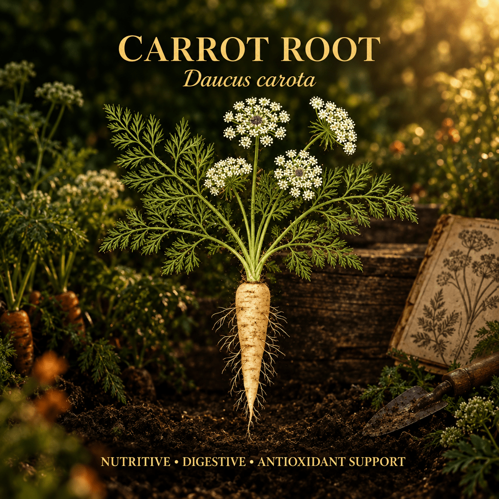 Carrot Root (Daucus carota) – Vision, Nerve & Antioxidant Support, Tincture, Futures ETC