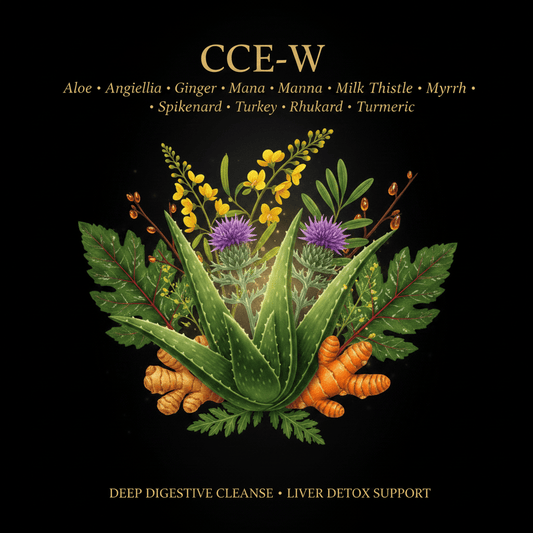 CCE - W Herbal Blend – Deep Digestive Cleanse & Liver Support | 10 - Herb Formula, Tincture, Futures ETC