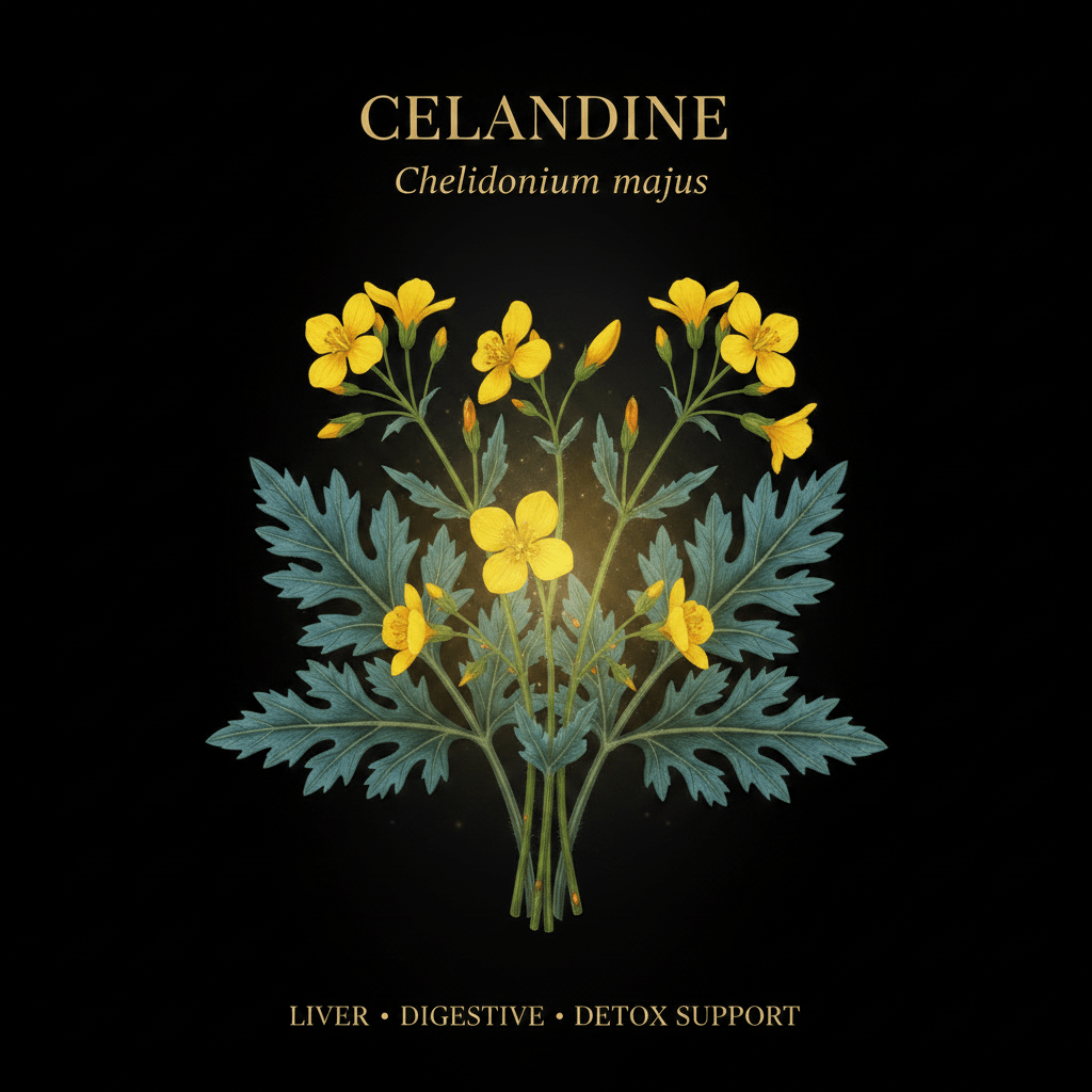 Celandine (Chelidonium majus) – Liver, Gallbladder & Circulatory Support, Tincture, Futures ETC