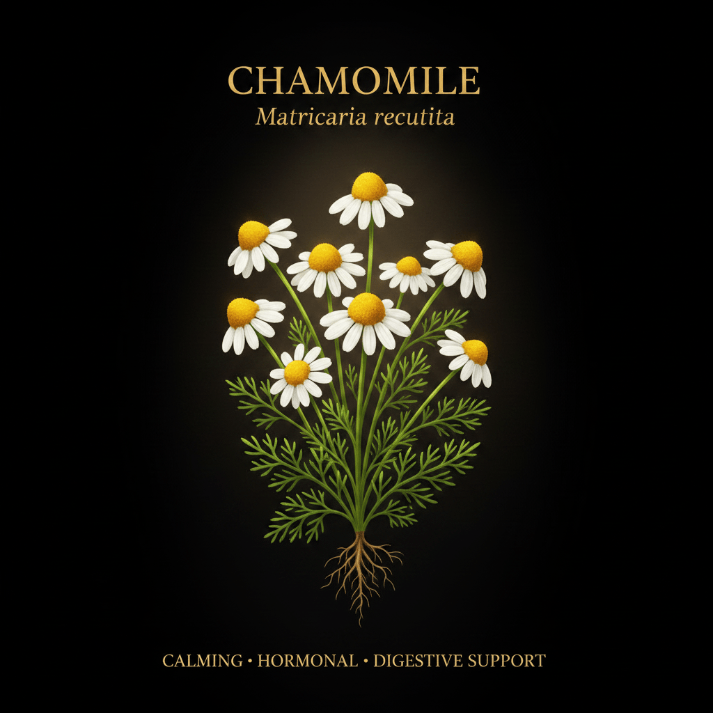 Chamomile (Matricaria recutita) – Calming, Hormonal & Digestive Support, Tincture, Futures ETC