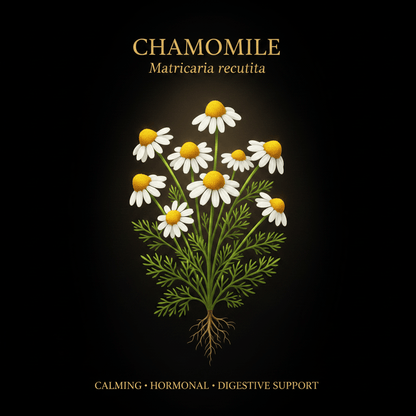Chamomile (Matricaria recutita) – Calming, Hormonal & Digestive Support, Tincture, Futures ETC
