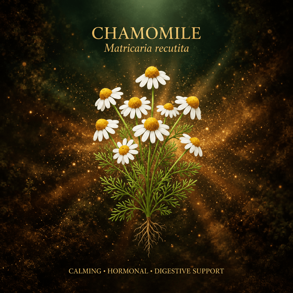 Chamomile (Matricaria recutita) – Calming, Hormonal & Digestive Support, Tincture, Futures ETC