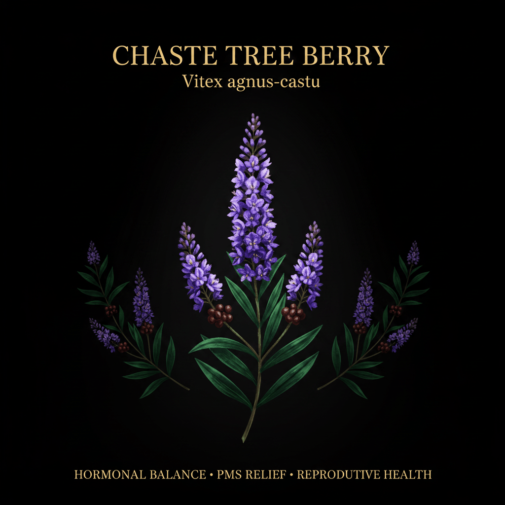 Chaste Tree Berry (Vitex agnus - castus) – Hormonal Balance & PMS Relief, Tincture, Futures ETC