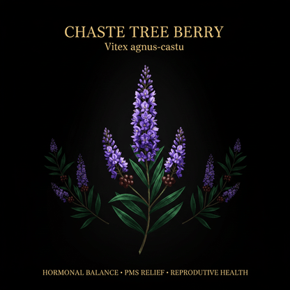 Chaste Tree Berry (Vitex agnus - castus) – Hormonal Balance & PMS Relief, Tincture, Futures ETC
