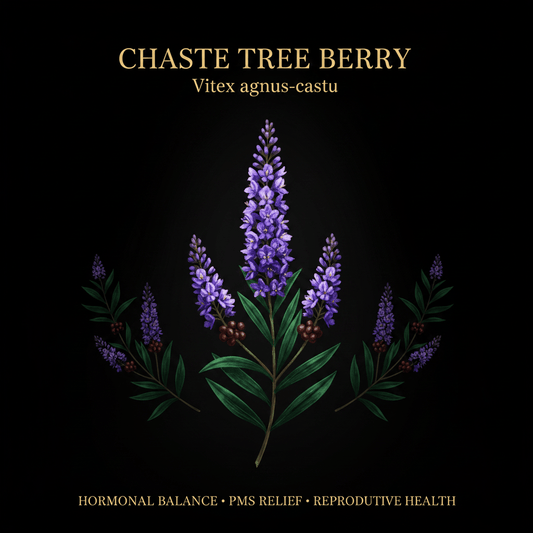 Chaste Tree Berry (Vitex agnus - castus) – Hormonal Balance & PMS Relief, Tincture, Futures ETC