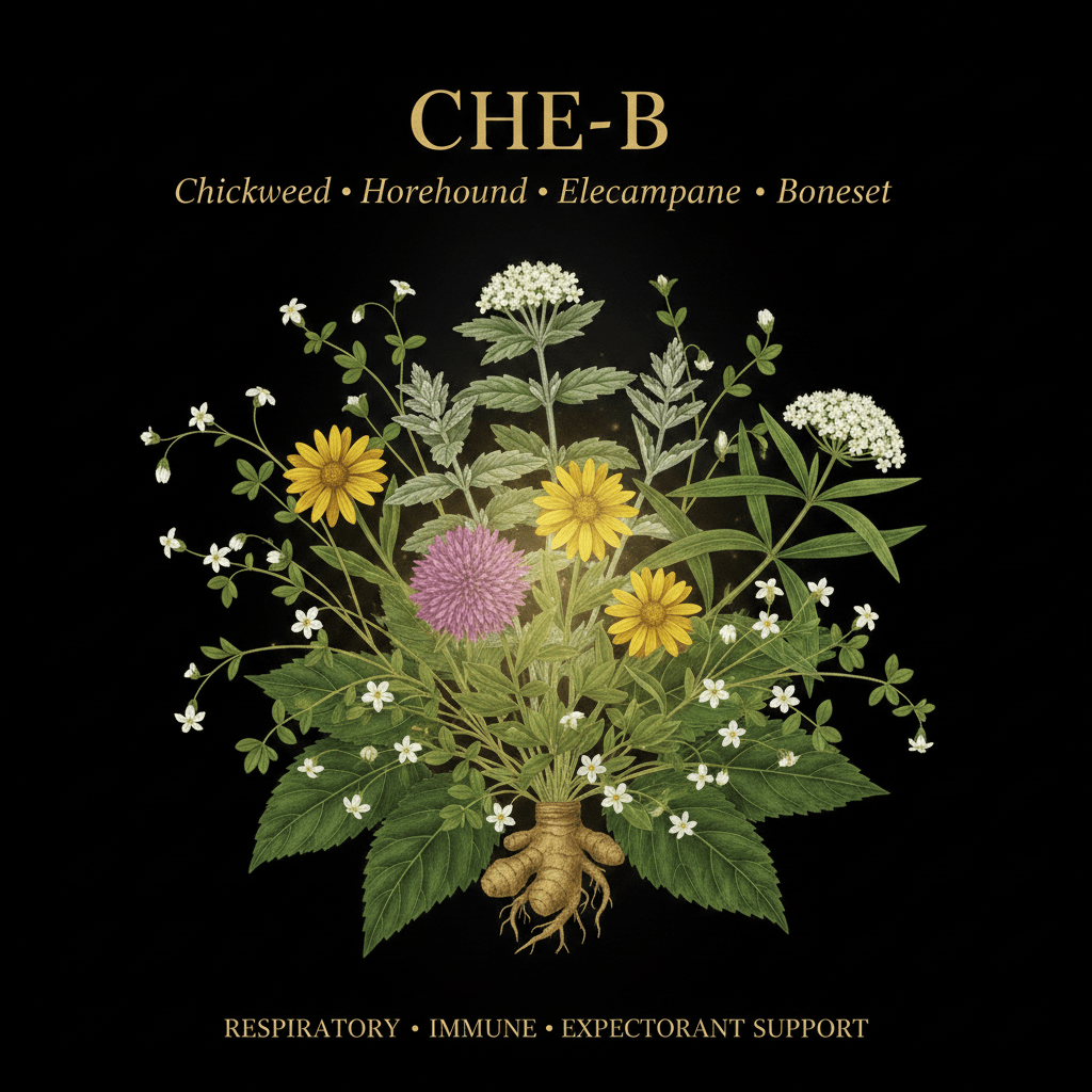 CHE-B – Respiratory, Immune & Expectorant Herbal Support, Tincture, Futures ETC