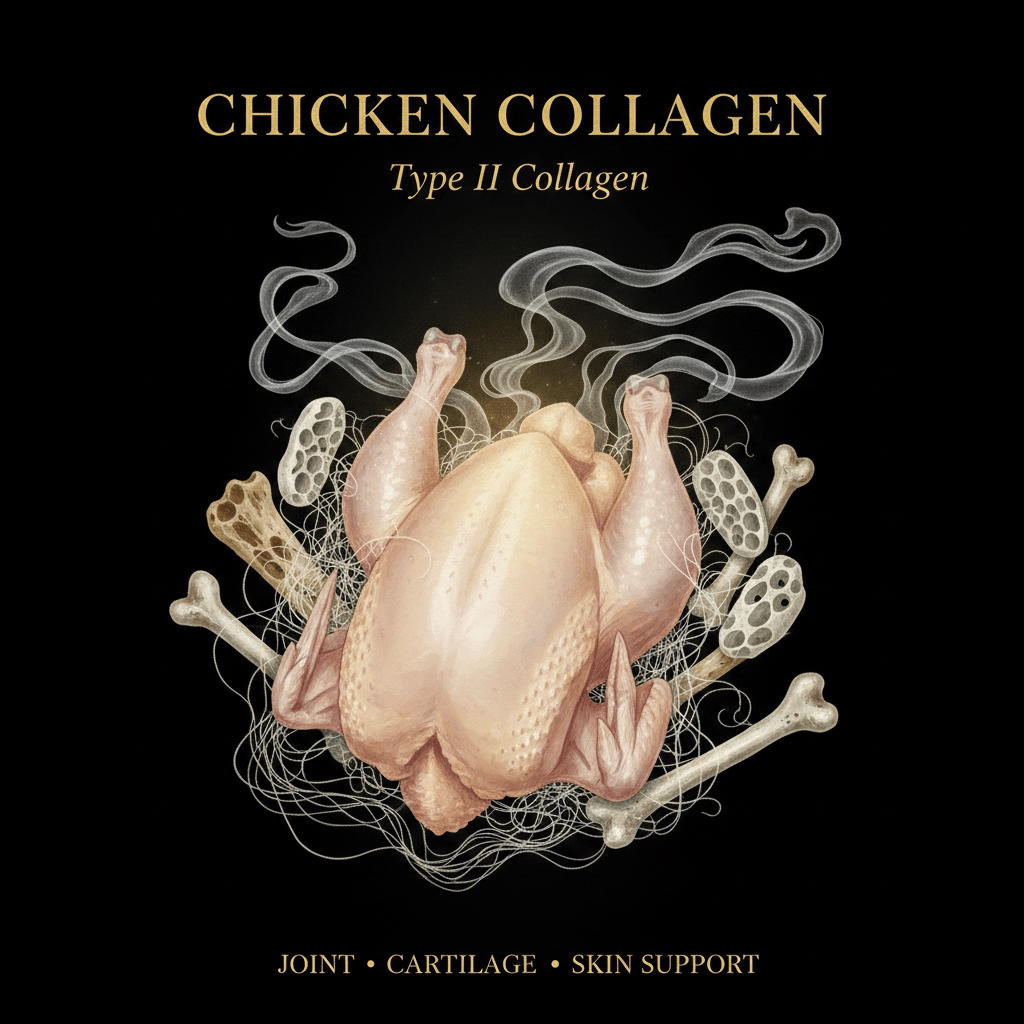 Chicken Collagen (Capsules 100CT - 500mg), Tincture, Futures ETC