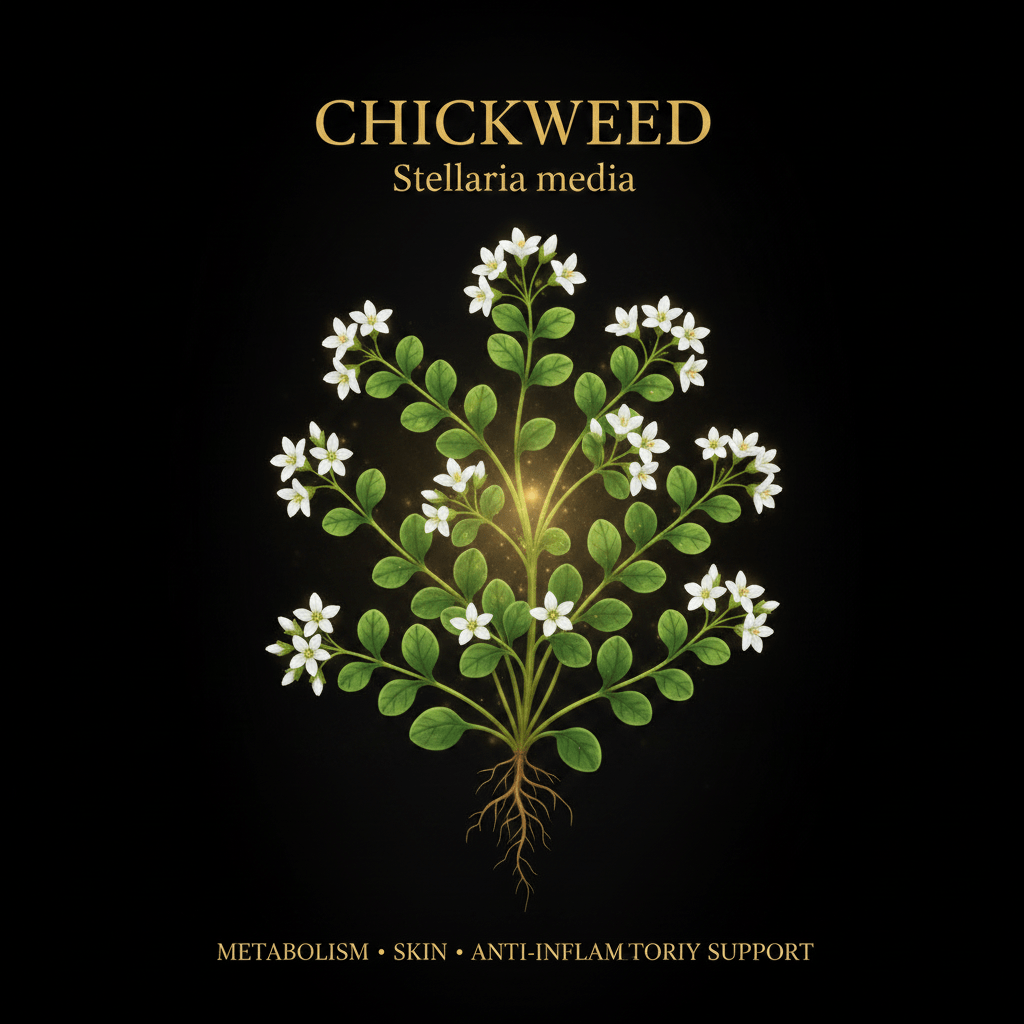 Chickweed (Stellaria media) – Metabolism, Skin & Anti - Inflammatory Support, Tincture, Futures ETC