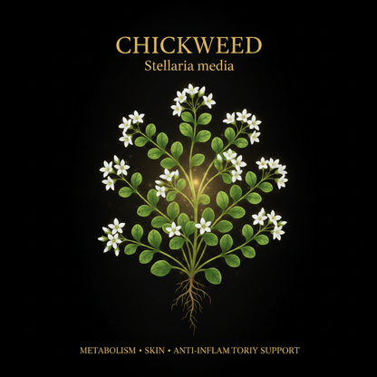 Chickweed (Stellaria media) – Metabolism, Skin & Anti - Inflammatory Support, Tincture, Futures ETC