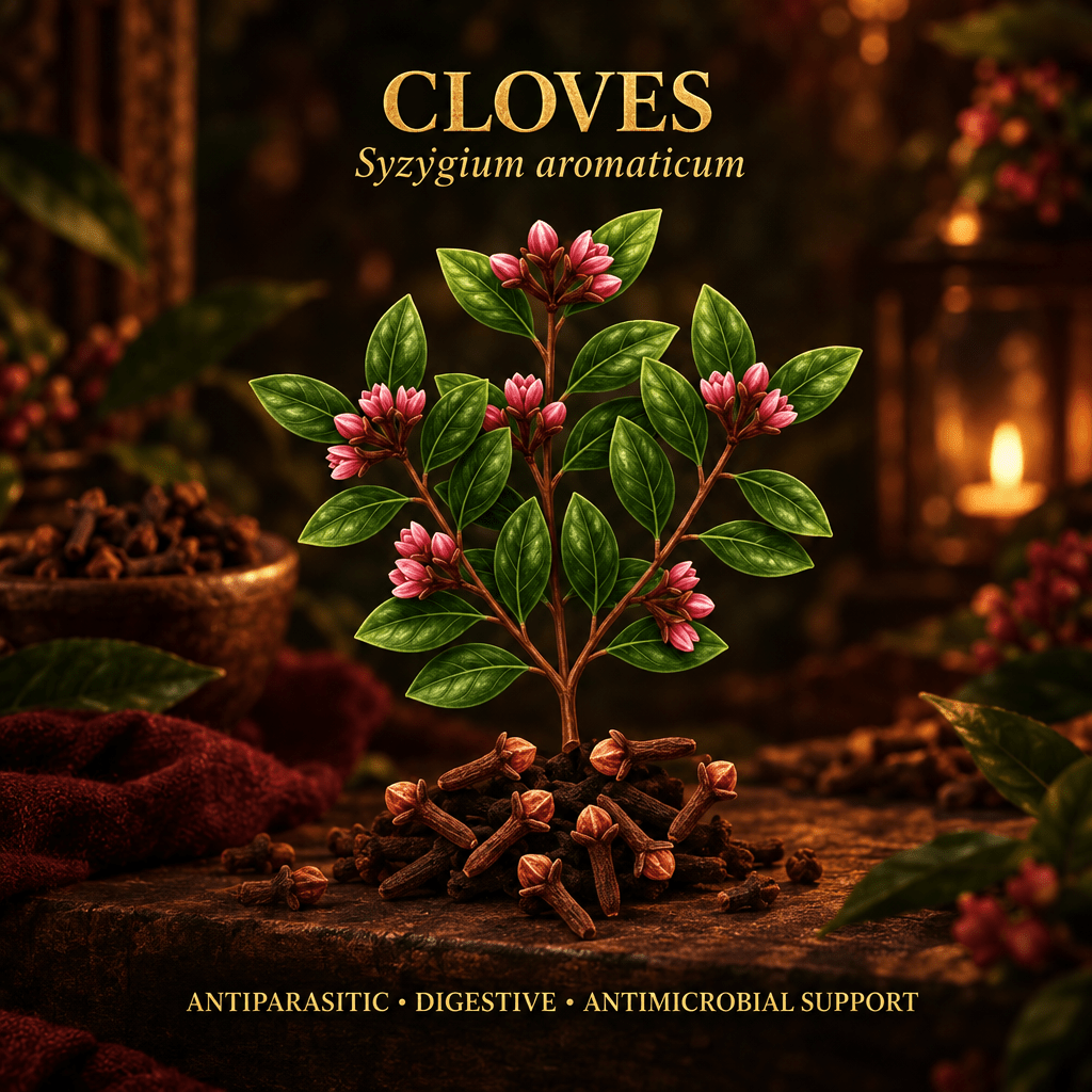 Cloves (Syzygium aromaticum) – Antiparasitic, Digestive & Antimicrobial Support, Tincture, Futures ETC