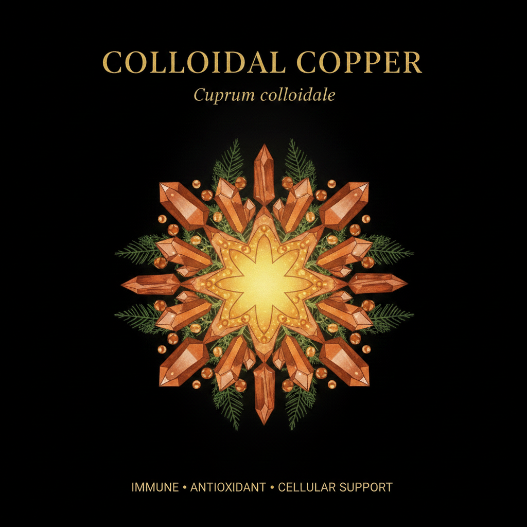 Colloidal Copper Label