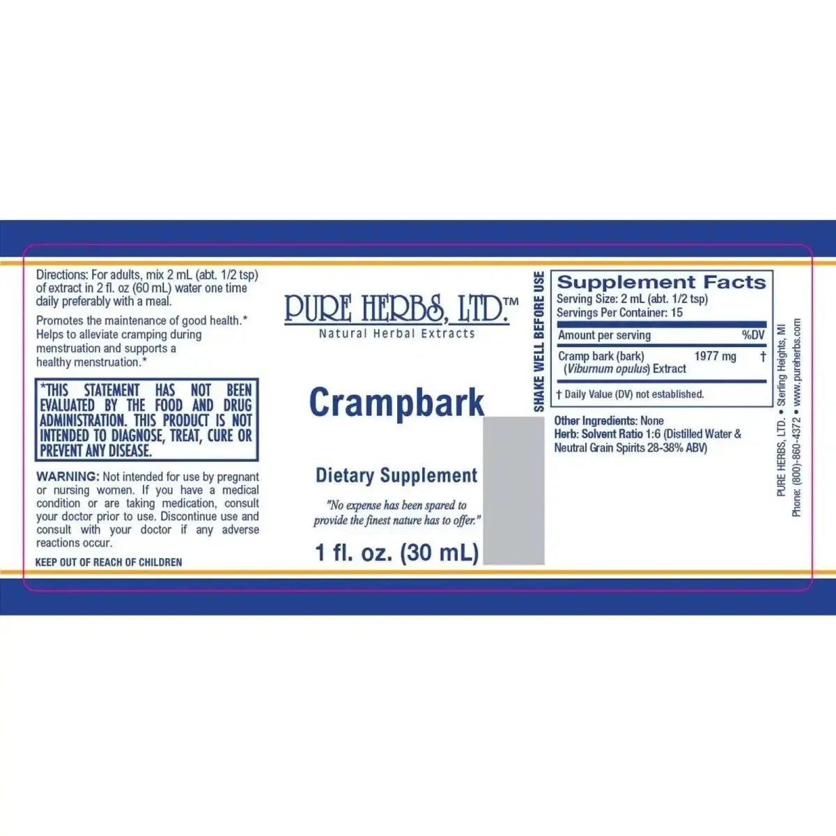 Crampbark (Viburnum opulus) - Futures ETC Tincture