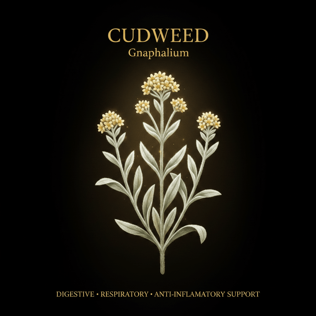 Cudweed (Gnaphalium) – Digestive, Respiratory & Anti - Inflammatory Support, Tincture, Futures ETC