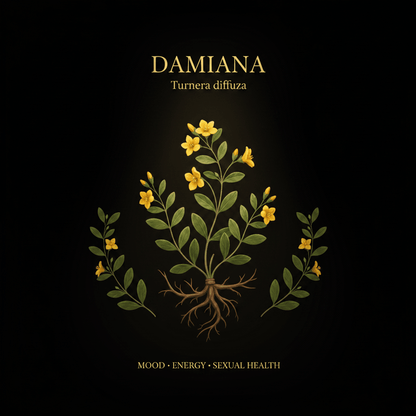 Damiana (Turnera diffusa) – Mood, Energy & Sexual Health Support, Tincture, Futures ETC