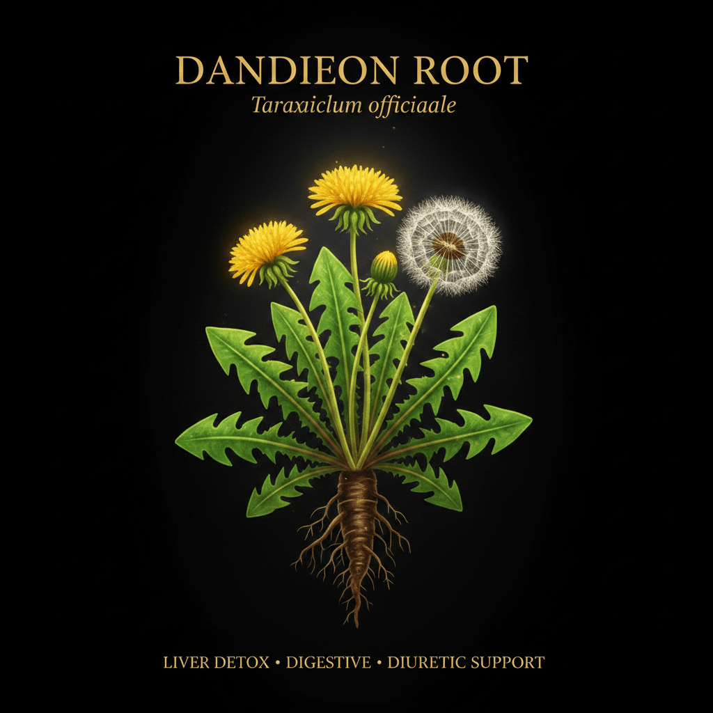 Dandelion Root (Taraxacum officinale) – Liver Detox, Digestive & Diuretic Support, Tincture, Futures ETC