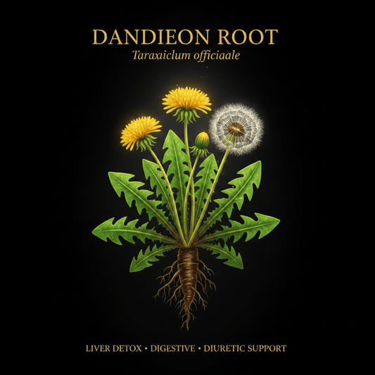 Dandelion Root (Taraxacum officinale) – Liver Detox, Digestive & Diuretic Support, Tincture, Futures ETC