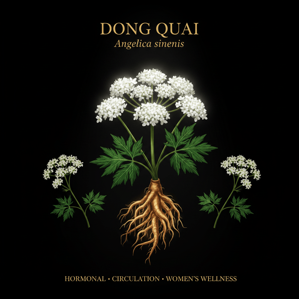 Dong Quai (Angelica sinensis) – Women's Hormonal Balance & Circulation Support, Tincture, Futures ETC