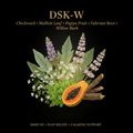 DSK - W – Immune, Pain Relief & Calming Support | Chickweed, Mullein Leaf, Papaya Fruit, Valerian Root & Willow Bark, Tincture, Futures ETC