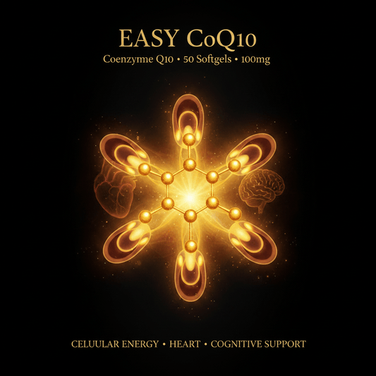 Easy CoQ10 (Softgels 50 ct) – Cellular Energy, Heart & Cognitive Support, Tincture, Futures ETC