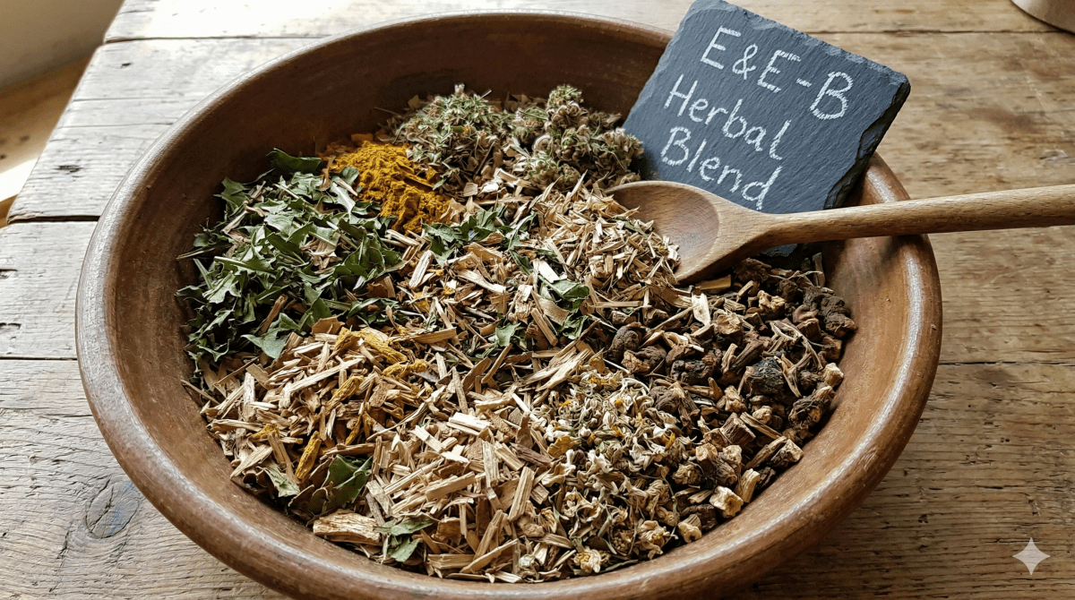 E&E - B (Reformulated) (Bayberry, Chickweed, Dandelion Leaf, Dandelion Root, Eyebright, Gentian, Ginger, Golden Seal, Oregon Grape, Peach Leaf, Slippery Elm, Stone Root, Wheat Germ, Wood Betony), Tincture, Futures ETC