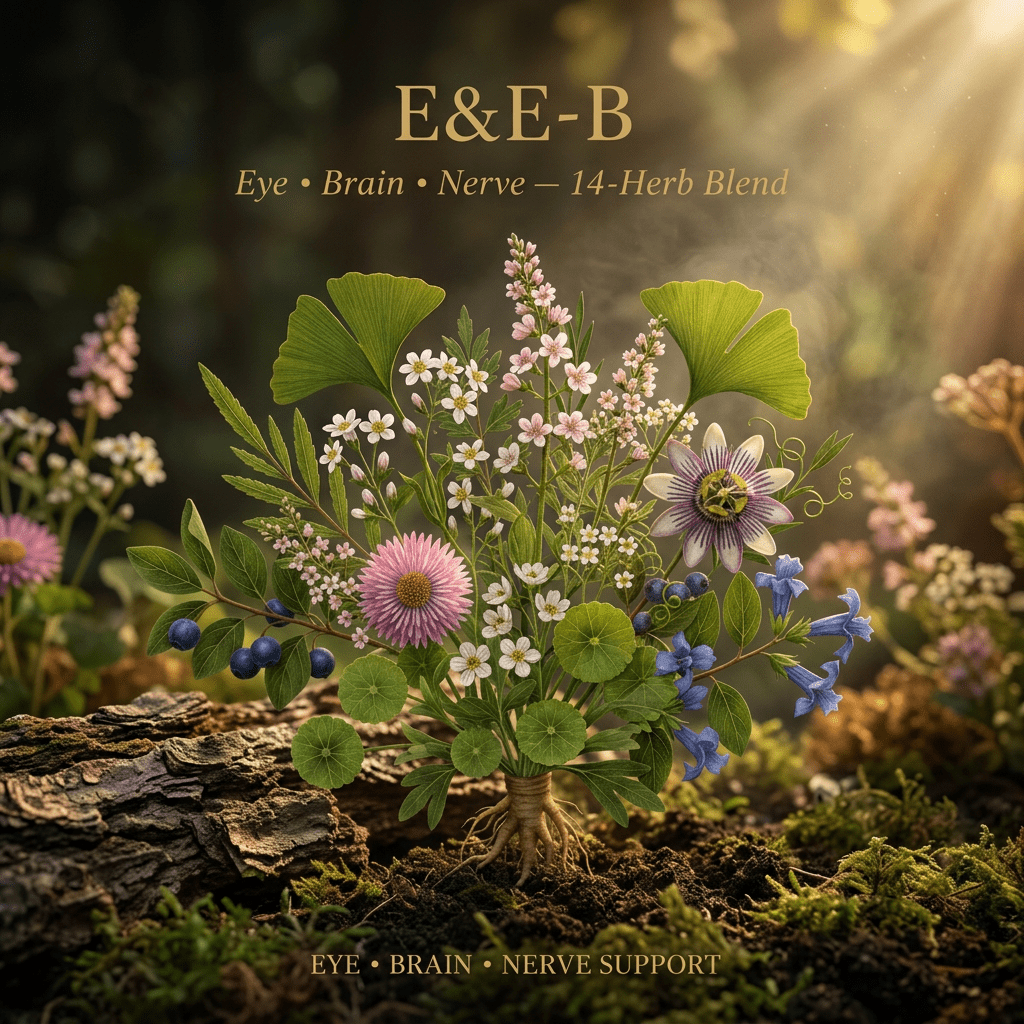 E&E-B editorial image in golden botanical light