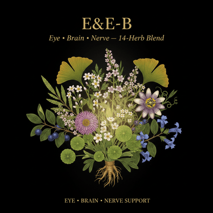 E&E-B (Reformulated) – Eye, Brain & Nerve Support | 14-Herb Blend, Tincture, Futures ETC