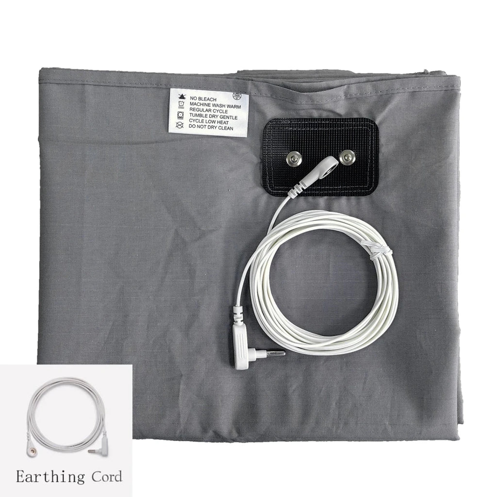 EMF Protection Grounding Earthing Sheet - Silver Fiber Flat Bedsheet, grounding sheet, Futures ETC