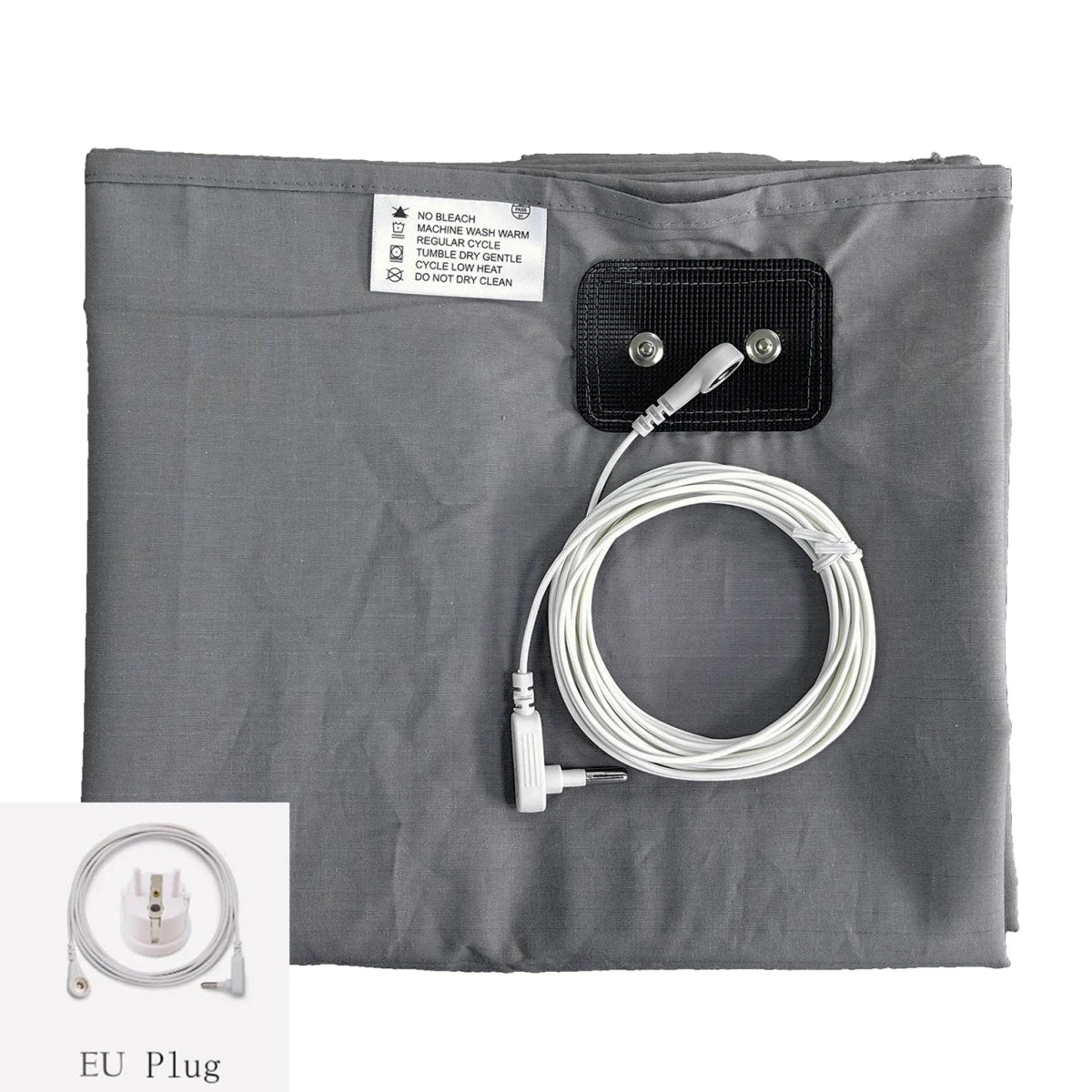 EMF Protection Grounding Earthing Sheet - Silver Fiber Flat Bedsheet, grounding sheet, Futures ETC